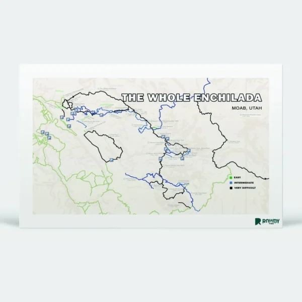 The Whole Enchilada Trail Map