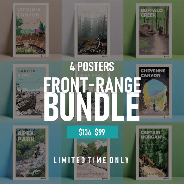 The Motivation Wall for Front-Range Riders — Pick Any 4 (Save 27%)