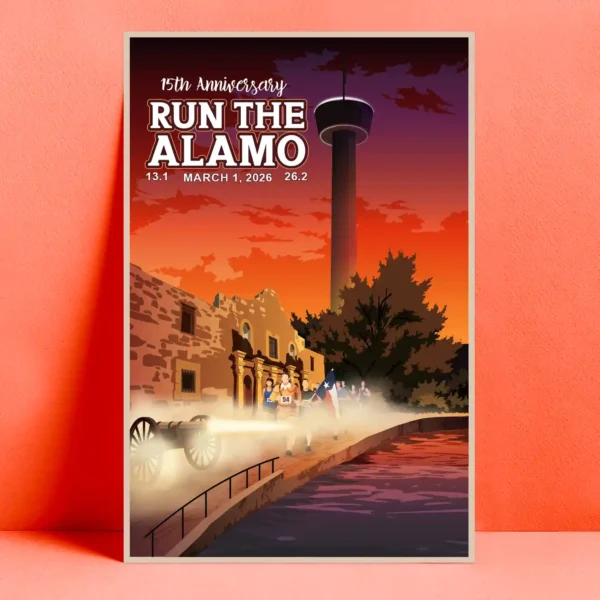 Run the Alamo 2026 Official Finisher Poster