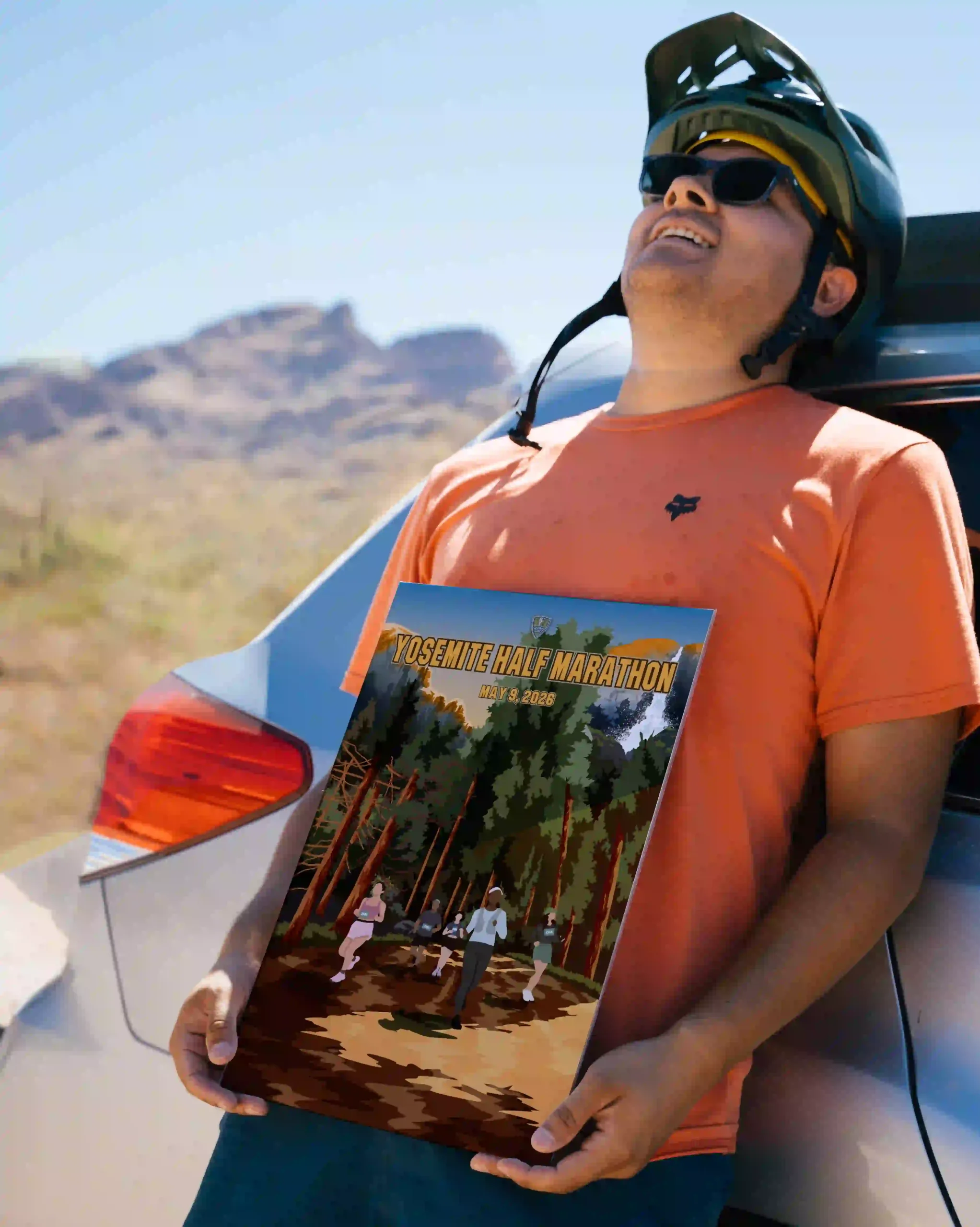 Yosemite Half Marathon_Car Poster