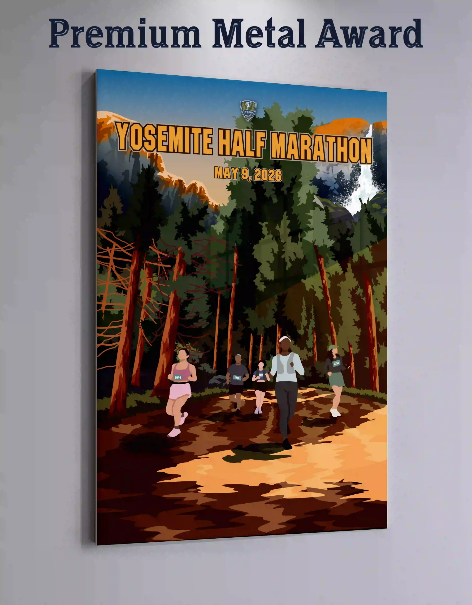 Yosemite Half Marathon_Metal Print