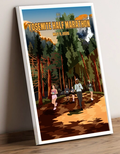 Yosemite Half Marathon_White frame