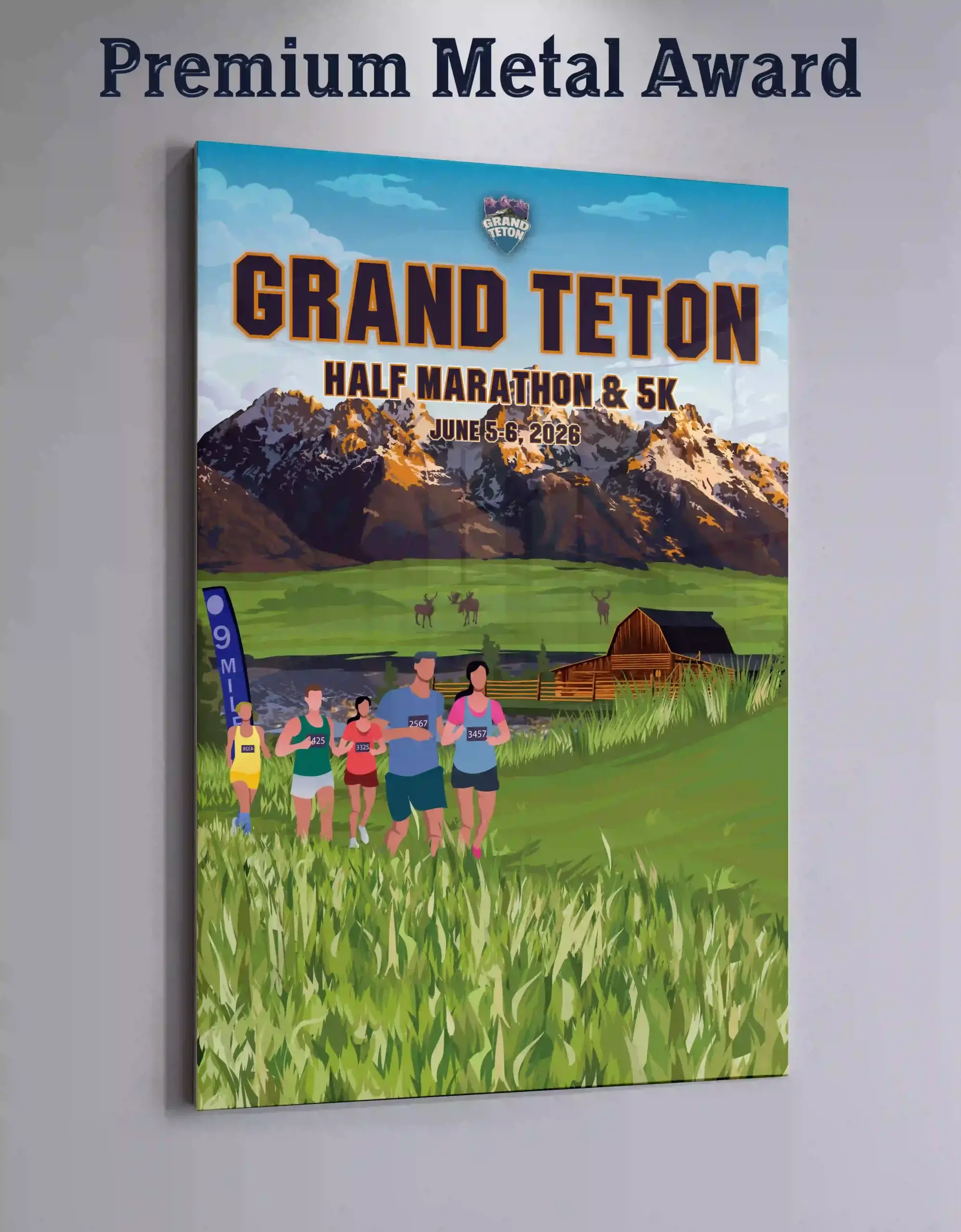 Grand Teton_metal print