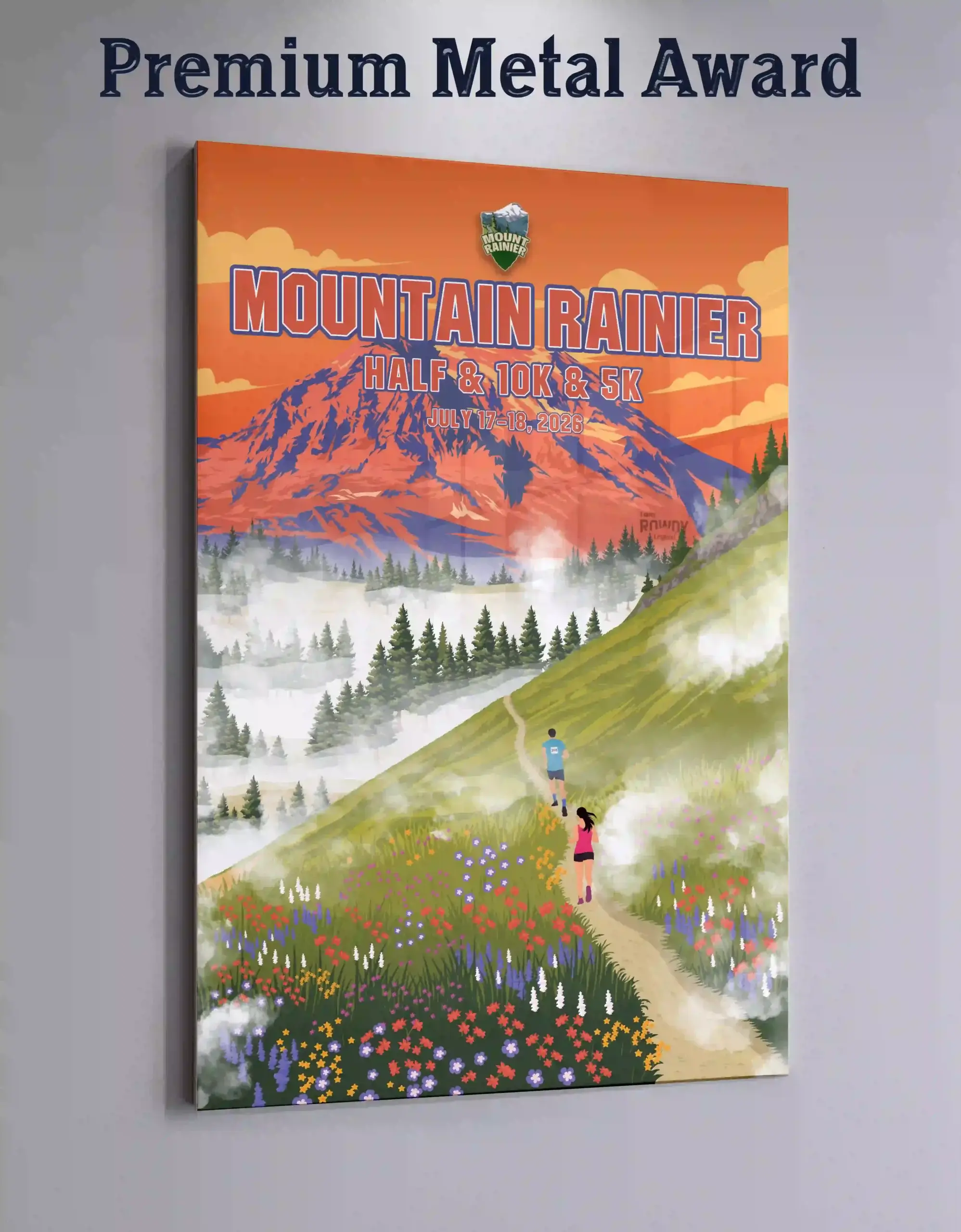 Mountain Rainier_metal print