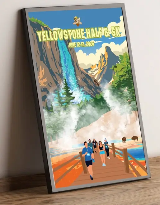 Yellowstone Half Marathon_Black frame