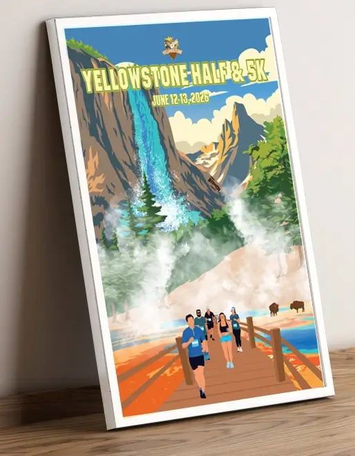 Yellowstone Half Marathon_White frame